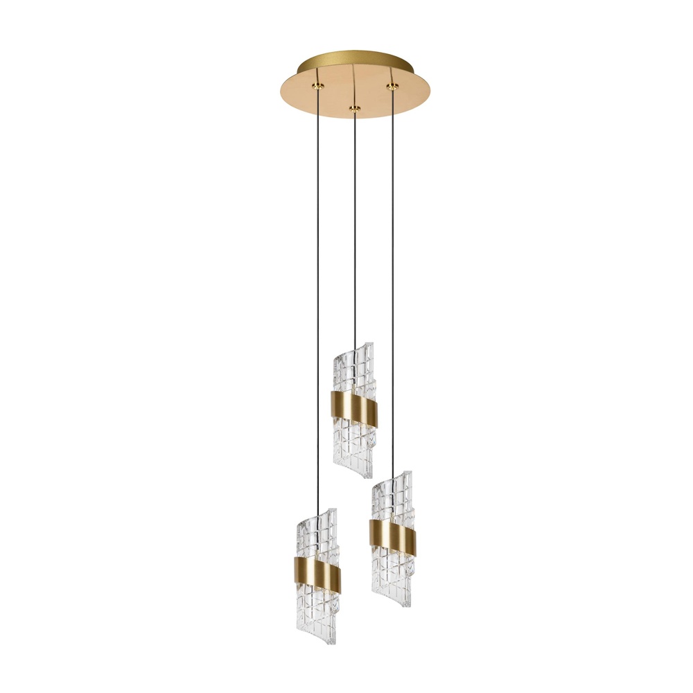 Lucide Design hanglampKligande 3-lichts goud - 13496/21/02
